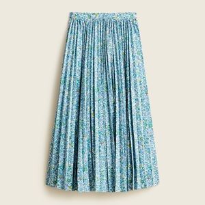 J-Crew Pleated Floral Skirt - Size XXS NWT